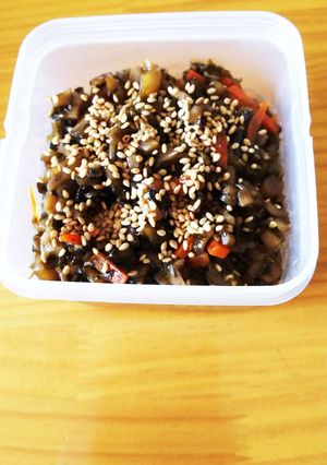 舞茸のつくだ煮～舞茸茶のリメイク-レシピのメイン写真