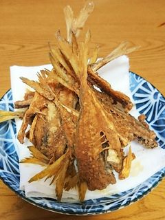 パリパリ骨煎餅(ฅ'ω'ฅ)-レシピのメイン写真