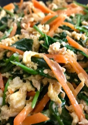 空心菜とツナの炒め物-レシピのメイン写真