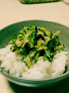 ゴーヤサラダ丼-レシピのメイン写真