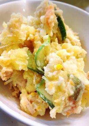 残った肉じゃがでリメイクポテトサラダ♡-レシピのメイン写真