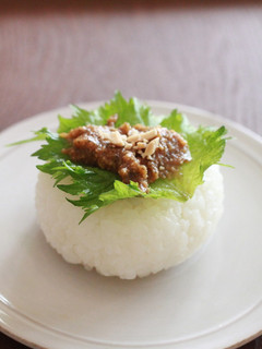 大葉みそで五平餅おにぎり-レシピのメイン写真