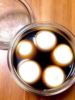 簡単!味玉 卵と麺つゆだけ!とろとろ煮卵-レシピのメイン写真