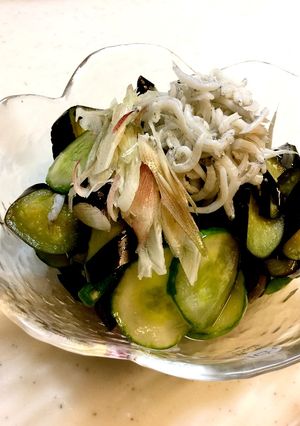 ♡胡麻香るキュウリとナスのごま油和え-レシピのメイン写真