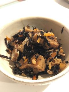 棒たら入りひじきの煮物-レシピのメイン写真