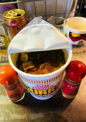 激辛カレーヌードル-レシピのメイン写真