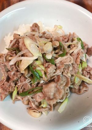 塩とうがらしで！夏の牛丼-レシピのメイン写真