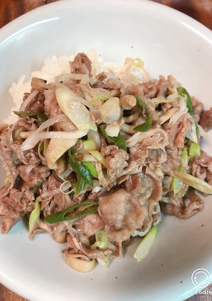 塩とうがらしで！夏の牛丼-レシピのメイン写真