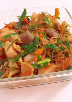 煮物用カット野菜でプルコギ風肉野菜炒め-レシピのメイン写真