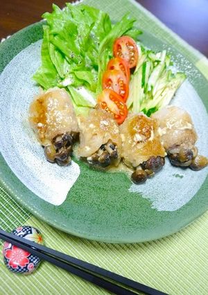 簡単！しめじの肉巻き☆ゆずマヨ風味-レシピのメイン写真