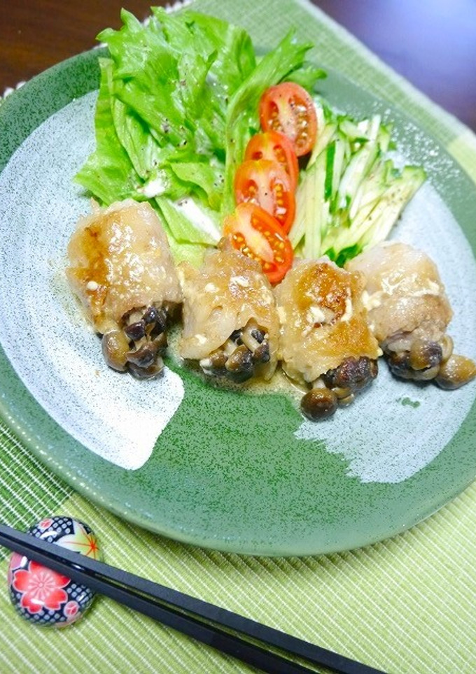 簡単！しめじの肉巻き☆ゆずマヨ風味-レシピのメイン写真