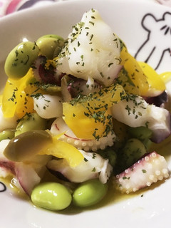 簡単つくりおき料理!イカと枝豆のマリネ-レシピのメイン写真