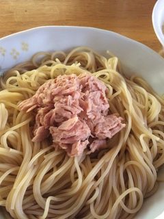 ツナ缶と味ぽんで簡単・冷製パスタ-レシピのメイン写真