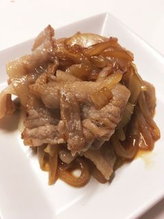ぽん酢であっさり豚バラ生姜焼き☆-レシピのメイン写真