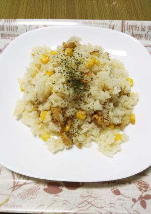炊飯器におまかせ♪ベビーホタテピラフ-レシピのメイン写真
