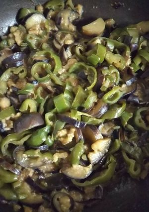 茄子とピーマンの味噌炒め煮-レシピのメイン写真