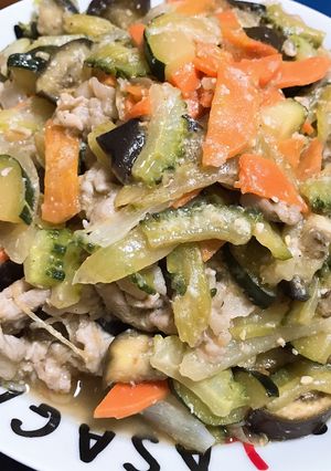 夏野菜の味噌炒め-レシピのメイン写真