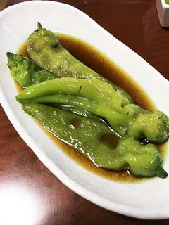 万願寺とうがらしの揚げ浸し-レシピのメイン写真