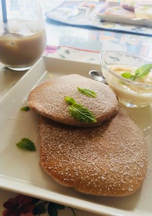もっちり♪簡単！お店みたいなパンケーキ♡-レシピのメイン写真