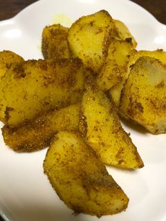 揚げないポテト、カレー風味-レシピのメイン写真