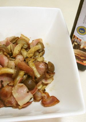 しめじとベーコンのホットサラダ風-レシピのメイン写真