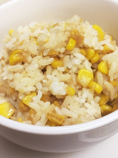 レンジで簡単とうもろこしご飯-レシピのメイン写真