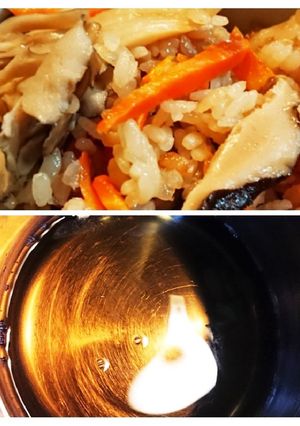 舞茸茶TVからキノコご飯に♪-レシピのメイン写真