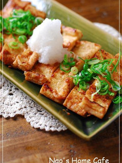 カリカリ油揚げの生姜焼き♡大根おろし添え-レシピのメイン写真