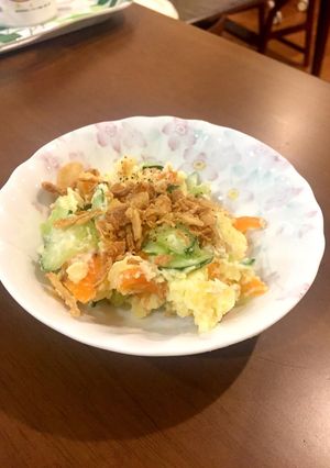 レンジで簡単!子どもも大好きポテトサラダ-レシピのメイン写真