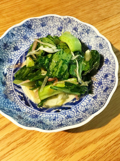 青梗菜とみょうがの甘酢漬け-レシピのメイン写真