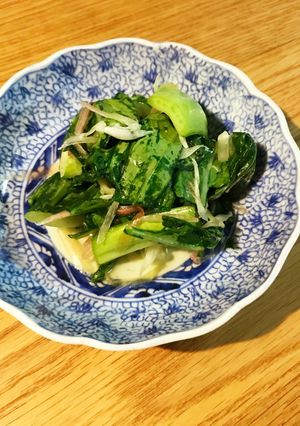 青梗菜とみょうがの甘酢漬け-レシピのメイン写真