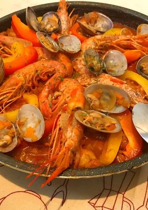えびの旨味たっぷりフライパンパエリア！-レシピのメイン写真