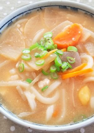 豚汁煮込みうどん-レシピのメイン写真