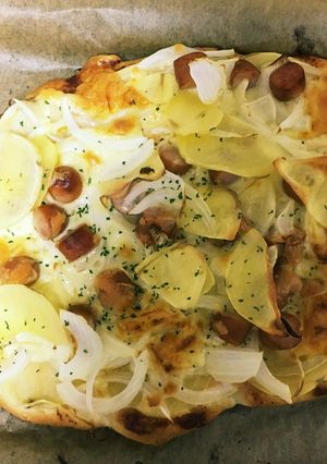 明太マヨじゃがピザ-レシピのメイン写真