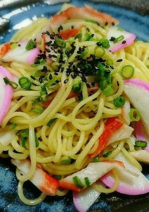 レンチン♥かまぼことカニカマの塩焼きそば-レシピのメイン写真