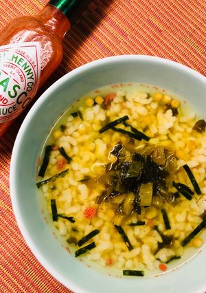 お茶漬けにタバスコ-レシピのメイン写真