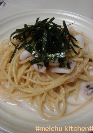 明太子といかのクリーミィスパゲティー♪-レシピのメイン写真