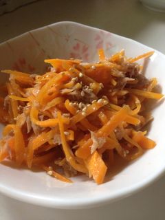 レンジで簡単☆人参シーチキン和え☆お弁当-レシピのメイン写真