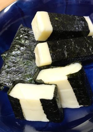 簡単おつまみ☆くるりん海苔チーズ-レシピのメイン写真