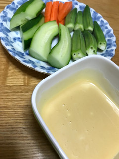 スティック野菜☆酢味噌のディップソース-レシピのメイン写真