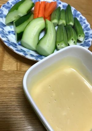 スティック野菜☆酢味噌のディップソース-レシピのメイン写真