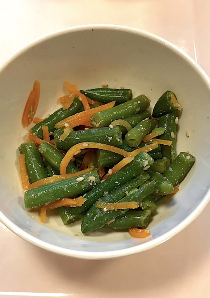 いんげんのごま和え 【病院食】-レシピのメイン写真