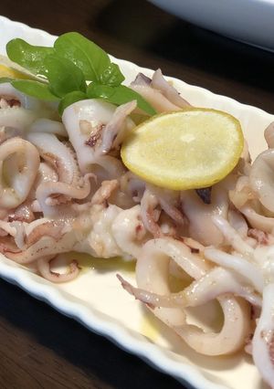 イカのレモンオリーブオイル炒め-レシピのメイン写真