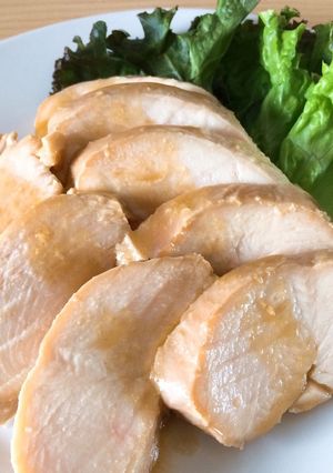 【低温調理器】わさび醤油サラダチキン-レシピのメイン写真
