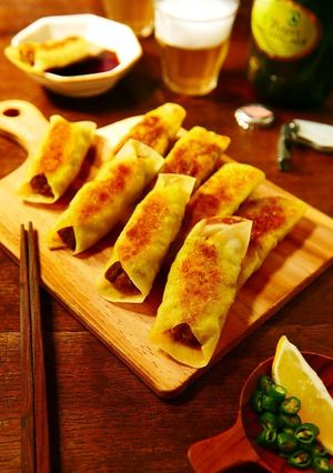 包まず簡単☆ピリ辛!!スパイシー棒餃子-レシピのメイン写真