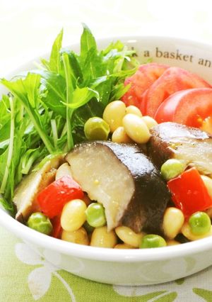 乾しいたけと大豆のマリネ風サラダ-レシピのメイン写真