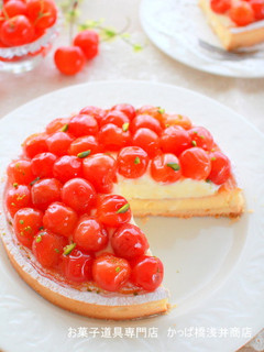 さくらんぼのチーズタルト-レシピのメイン写真
