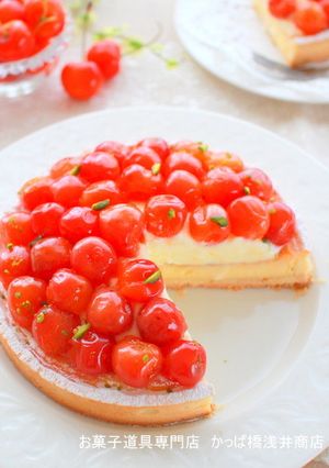 さくらんぼのチーズタルト-レシピのメイン写真