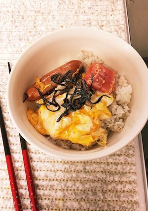 朝食丼-レシピのメイン写真