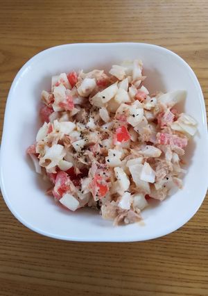 ツナマヨトマト丼-レシピのメイン写真